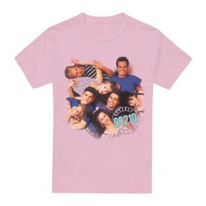 90210 Unisex Adult Gang In Logo T-Shirt / Pink